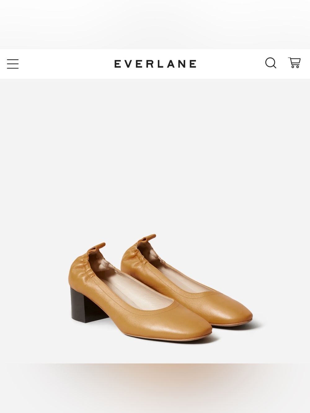 Everlane The Day Heel (Sz 6.5, MADE IN ITALY)
